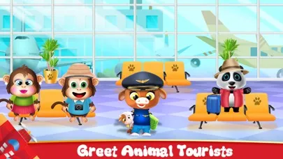 ภาพหน้าจอของ Animal World Airport Life