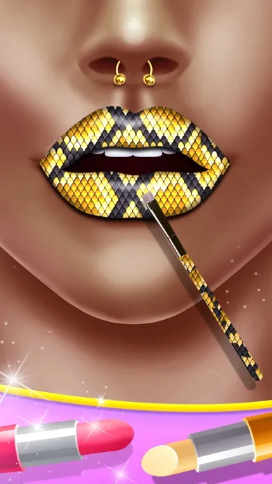 Zrzuty ekranu Lip Art DIY Makeup Artist