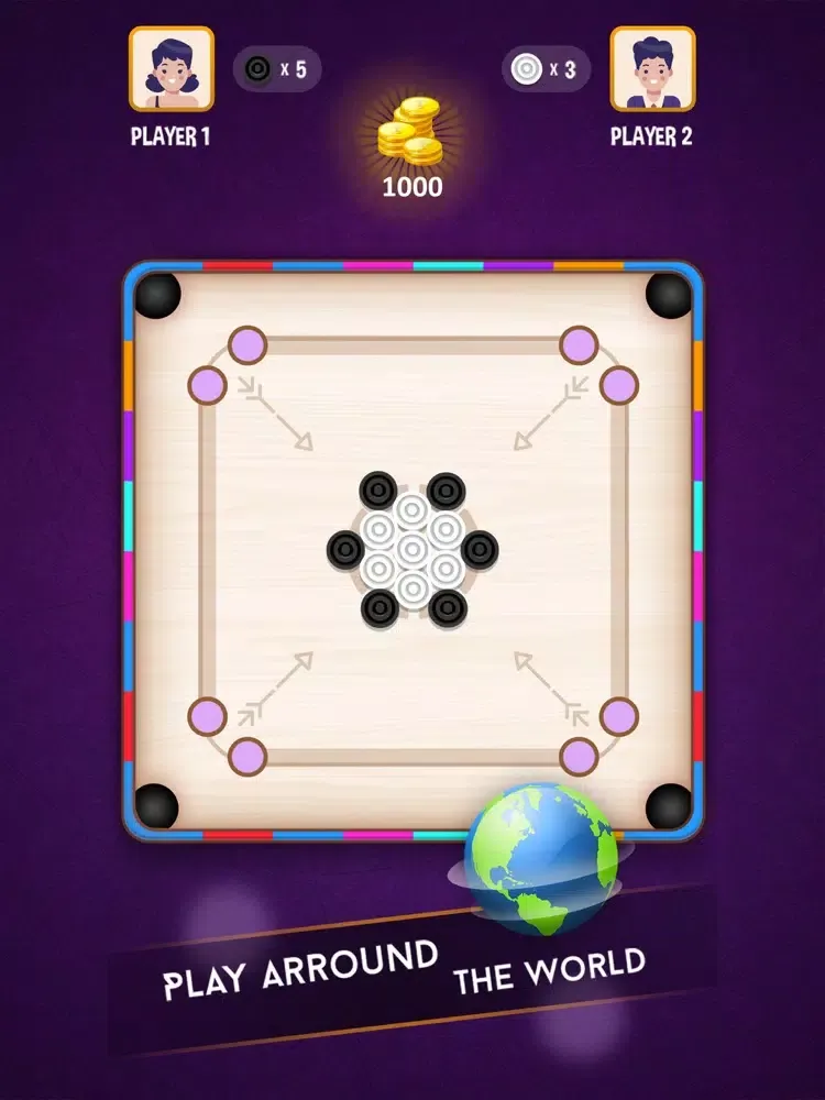 My Carrom -Offline Multiplayer iPad  Screenshots