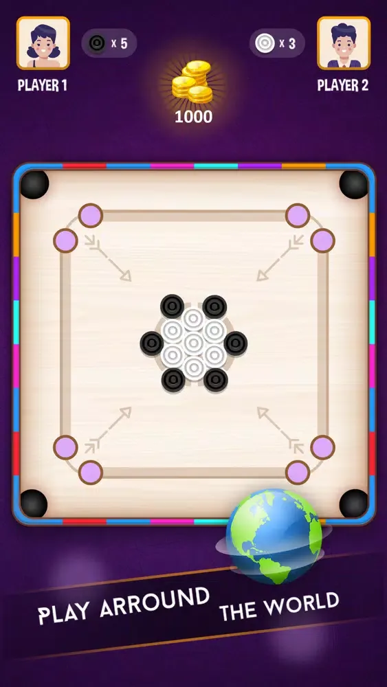 My Carrom -Offline Multiplayer Screenshots