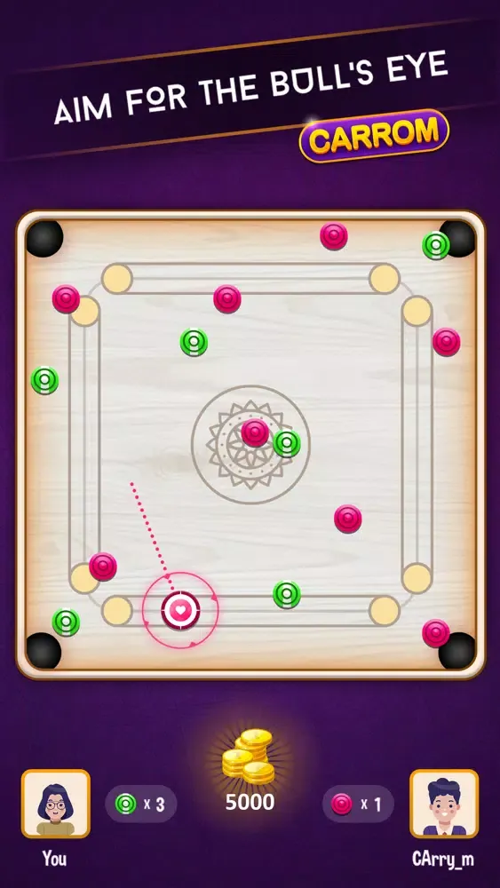 My Carrom -Offline Multiplayer Screenshots