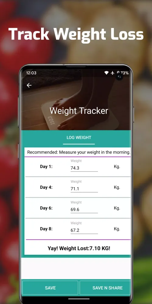 Indian GM Weight Loss Diet BMI スクリーンショット