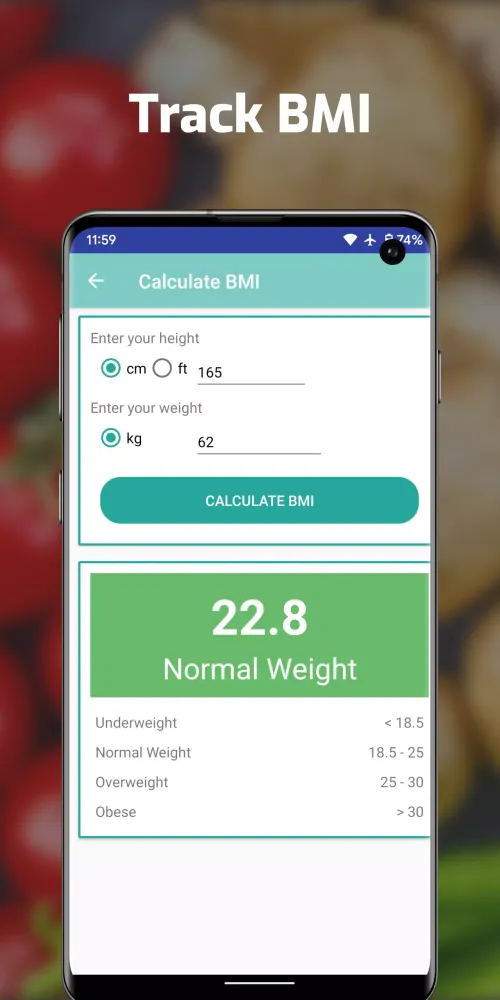 Indian GM Weight Loss Diet BMI スクリーンショット