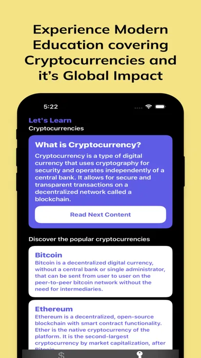 ภาพหน้าจอของ CoinSensei AI: Learn and Earn
