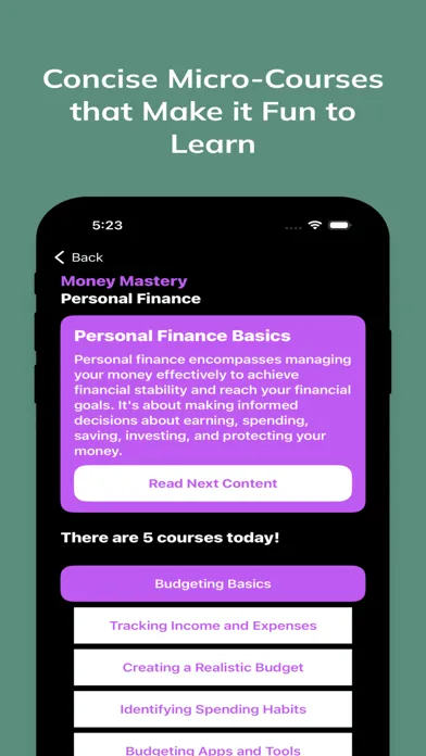 ภาพหน้าจอของ CoinSensei AI: Learn and Earn