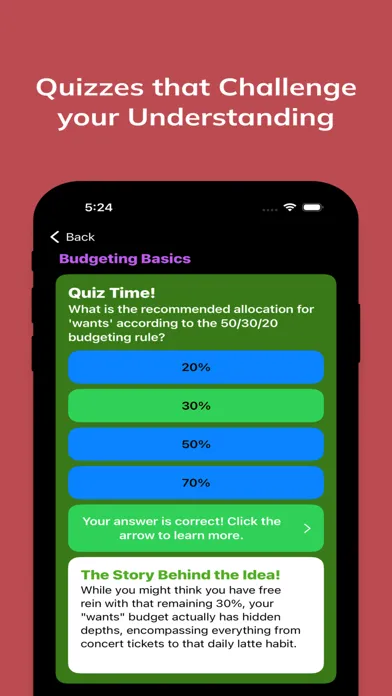 ภาพหน้าจอของ CoinSensei AI: Learn and Earn
