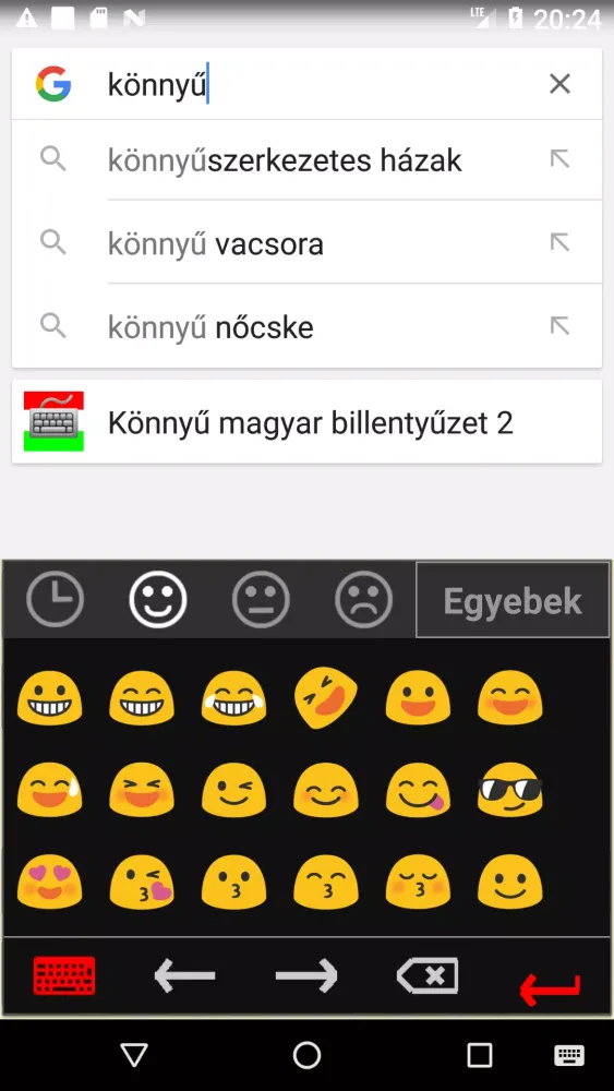 Könnyű magyar billentyűzet 2 Screenshots