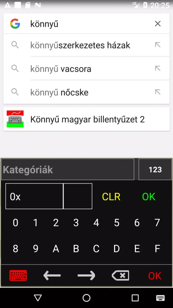 Könnyű magyar billentyűzet 2 Screenshots
