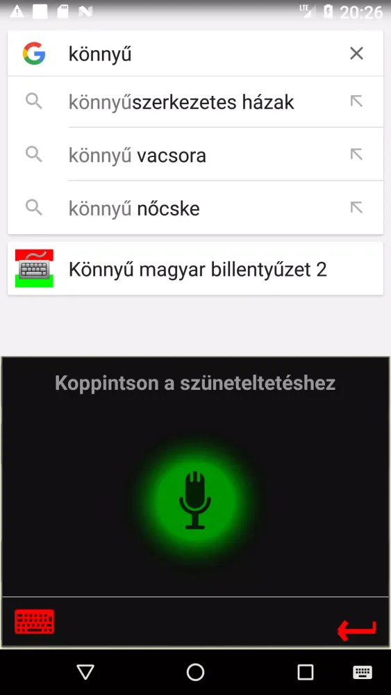 Könnyű magyar billentyűzet 2 Screenshots