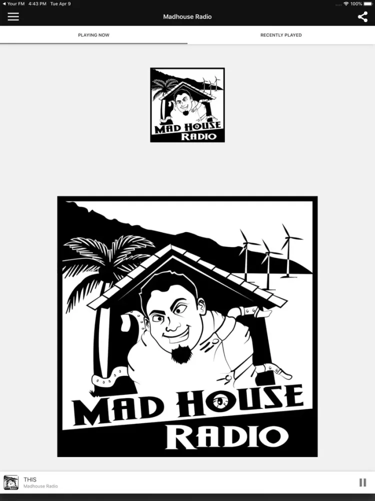 Madhouse Radio iPad  Ekran Görüntüleri