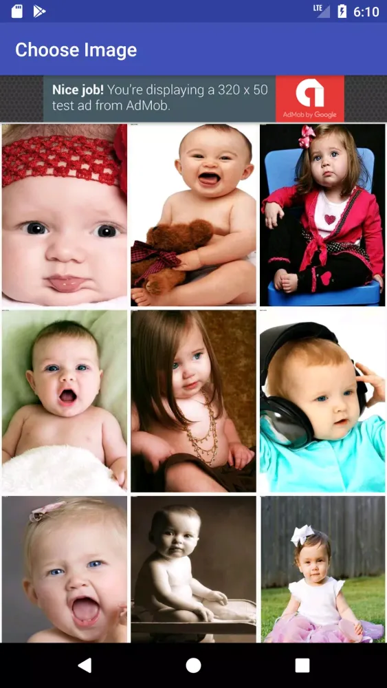 Capturas de tela do Cute Baby Wallpapers HD