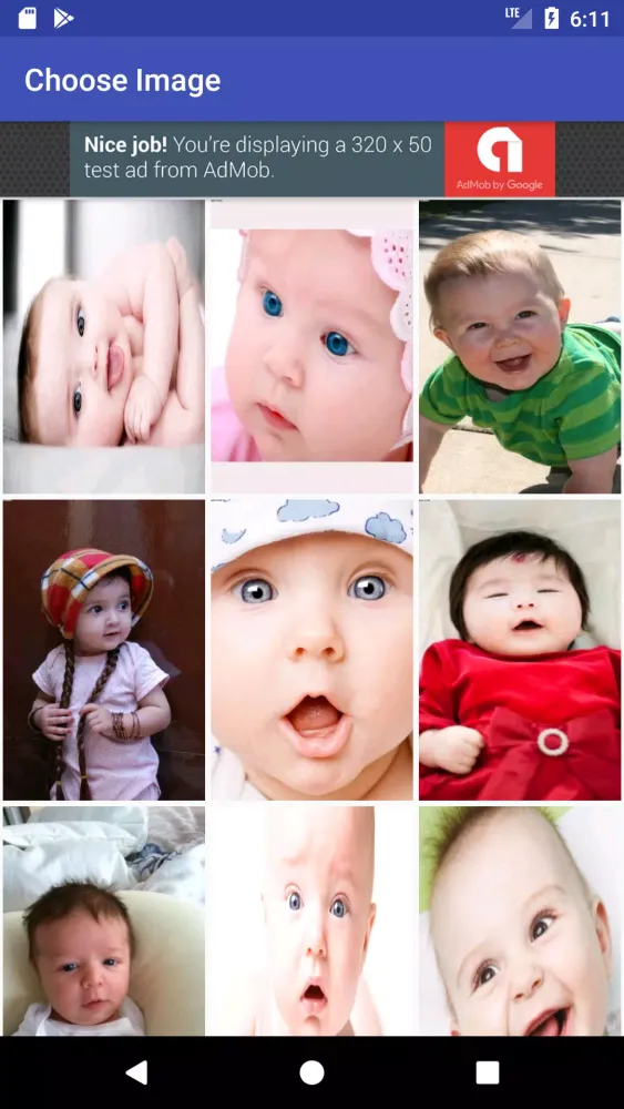 Capturas de tela do Cute Baby Wallpapers HD