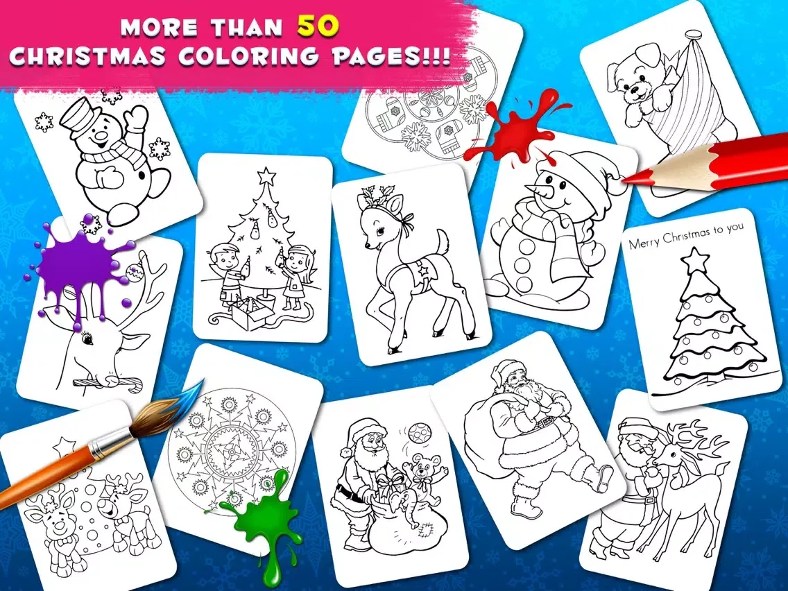 Captures d'écran de ColoringBook Christmas Holiday iPad 