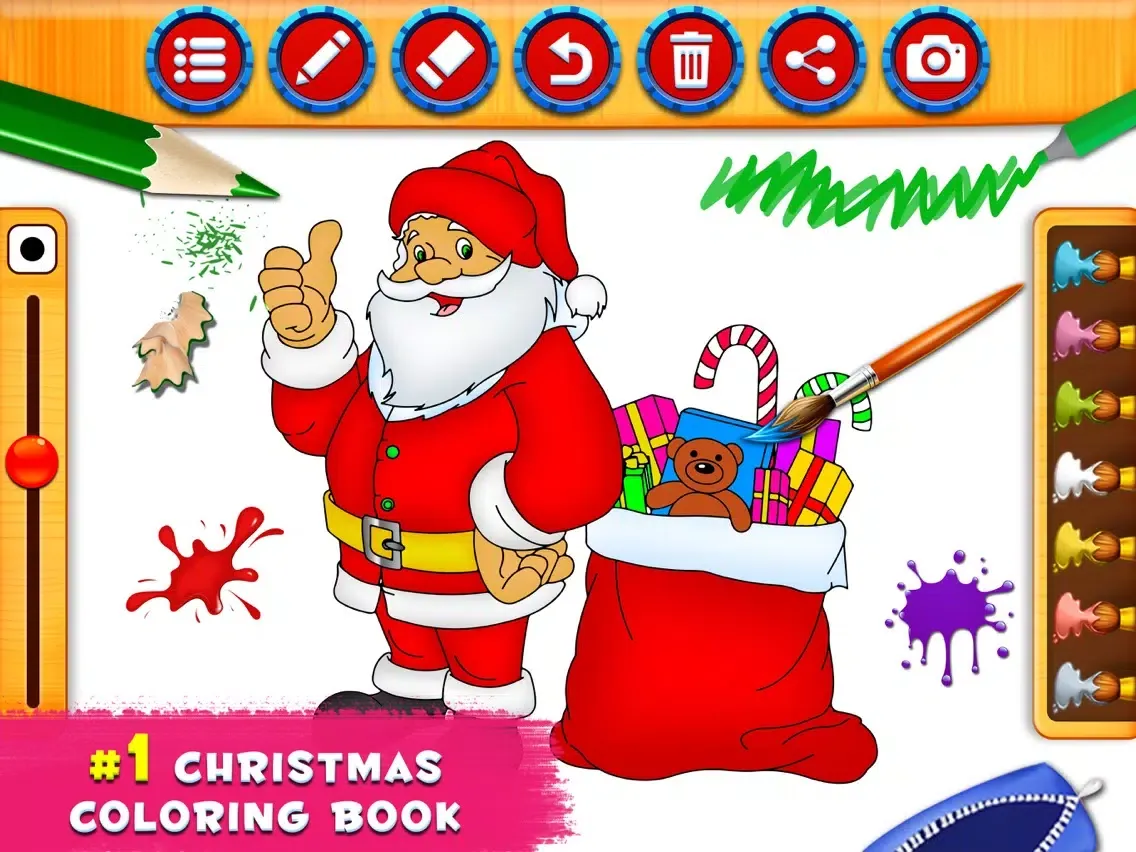 Captures d'écran de ColoringBook Christmas Holiday iPad 