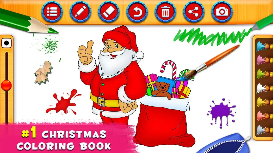 Captures d'écran de ColoringBook Christmas Holiday