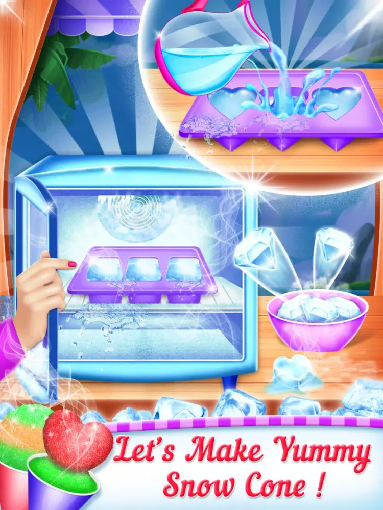 Snow Cone Maker Game iPad 应用截图
