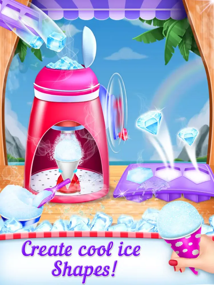 Snow Cone Maker Game iPad 应用截图