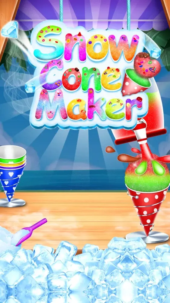 Snow Cone Maker Game应用截图