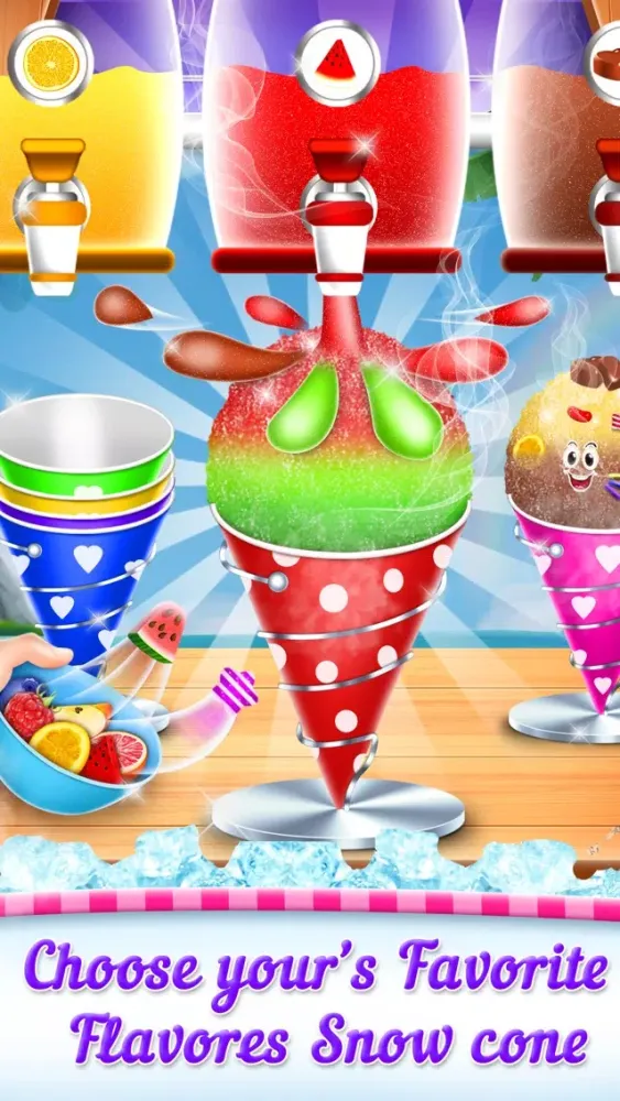 Snow Cone Maker Game应用截图