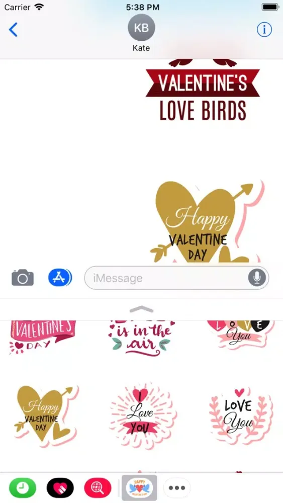 Valentine Day 2019 Stickers应用截图