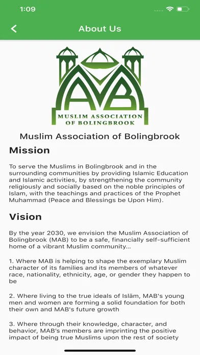 MAB Muslim Asso of Bolingbrook Ekran Görüntüleri