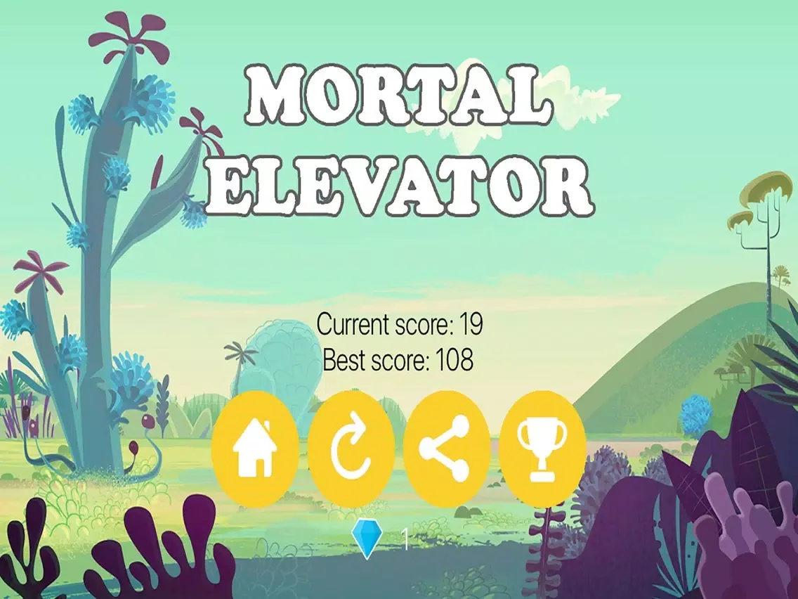 Tangkapan layar Mortal Elevator iPad 