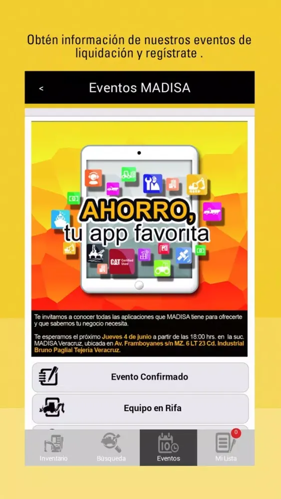 تصاویر Madisa Equipo Usado