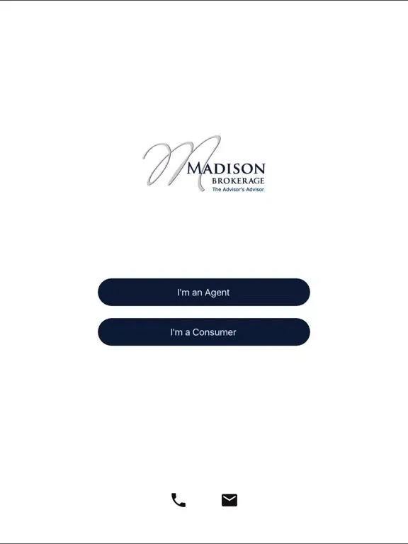 Capturas de tela do Madison Brokerage Advisor iPad 
