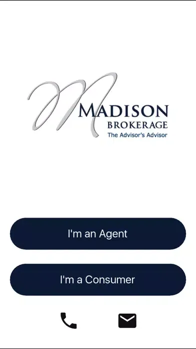 Capturas de tela do Madison Brokerage Advisor