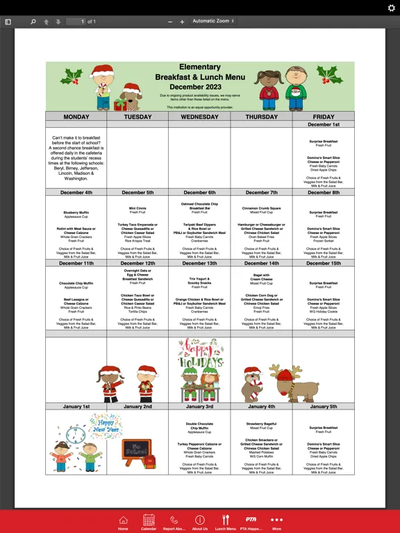Zrzuty ekranu Madison Elementary School iPad 