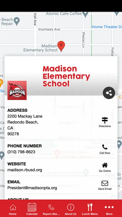 Zrzuty ekranu Madison Elementary School
