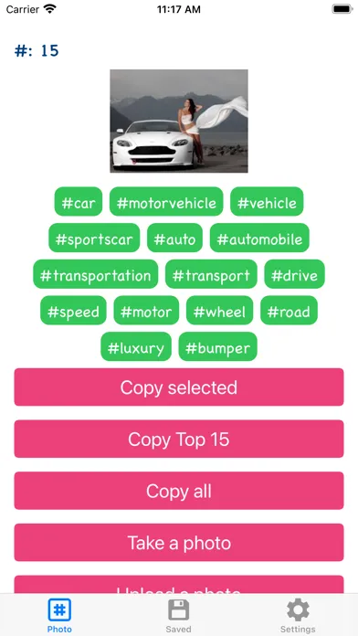 Phototag hashtag generator PRO Screenshots