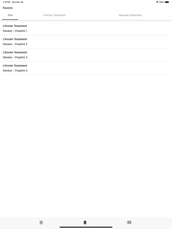la Sainte Bible iPad  スクリーンショット