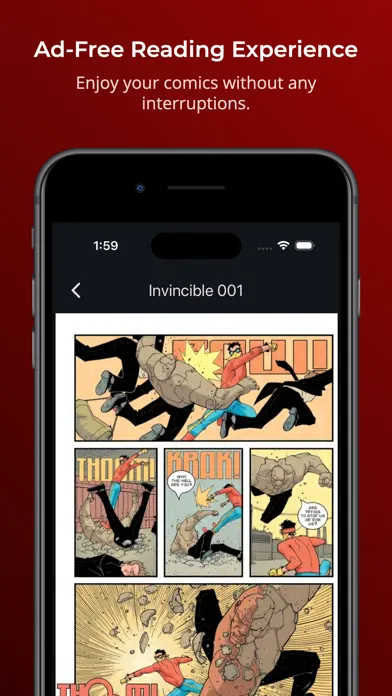 Tangkapan layar ComiQuest - comic reader