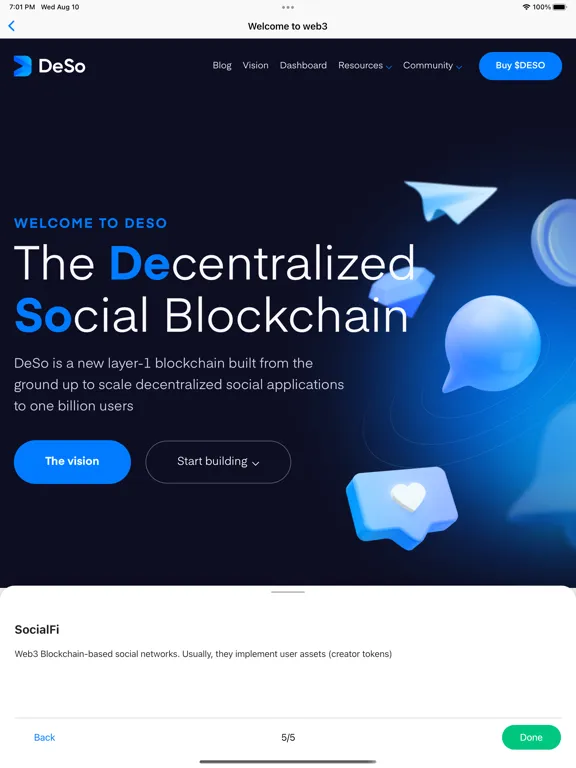 صور Mado: NFT Feed, Crypto courses iPad 
