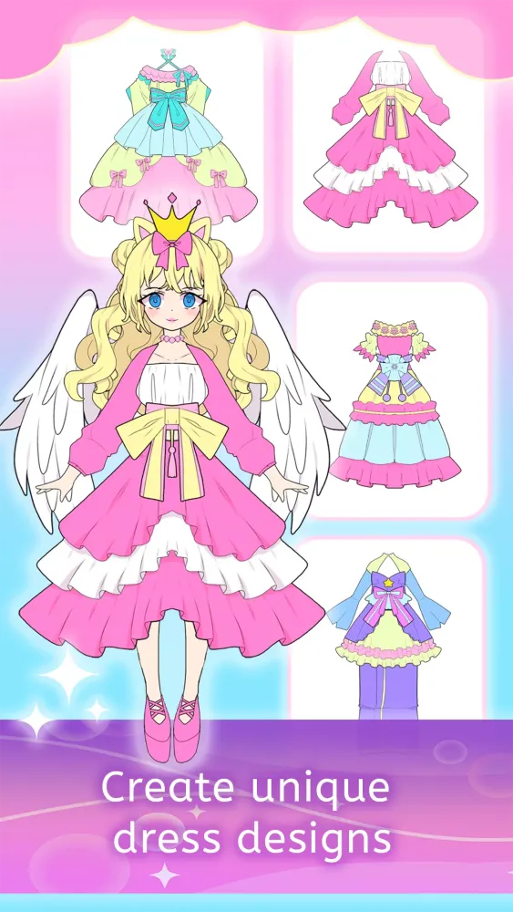 Screenshot di Princess Girl Dress up doll