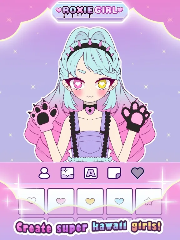 Roxie girl -  avatar maker iPad  سکرین شاٹس