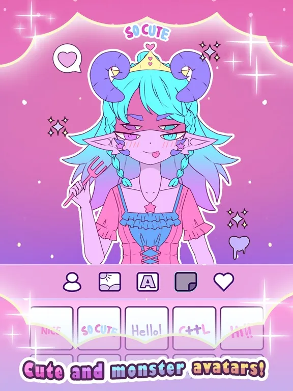 Roxie girl -  avatar maker iPad  سکرین شاٹس