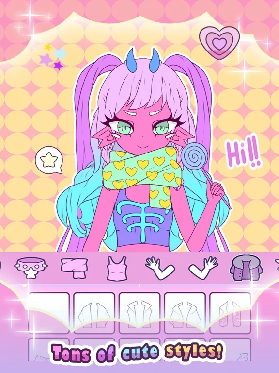 Roxie girl -  avatar maker iPad  سکرین شاٹس
