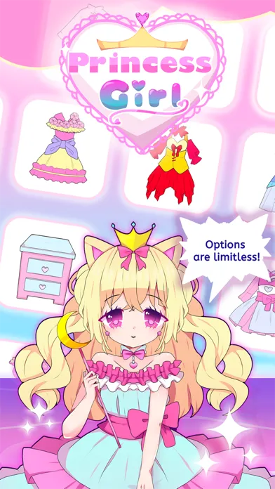 Princess Girl - Avatar Maker应用截图