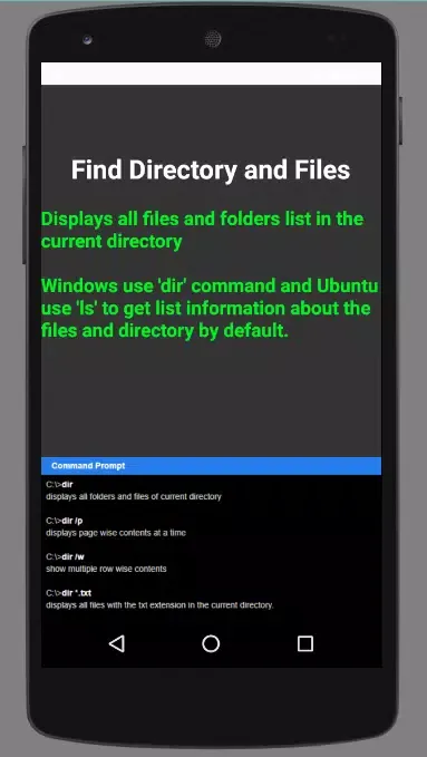 Basic Commands - Ubuntu/Window應用截圖
