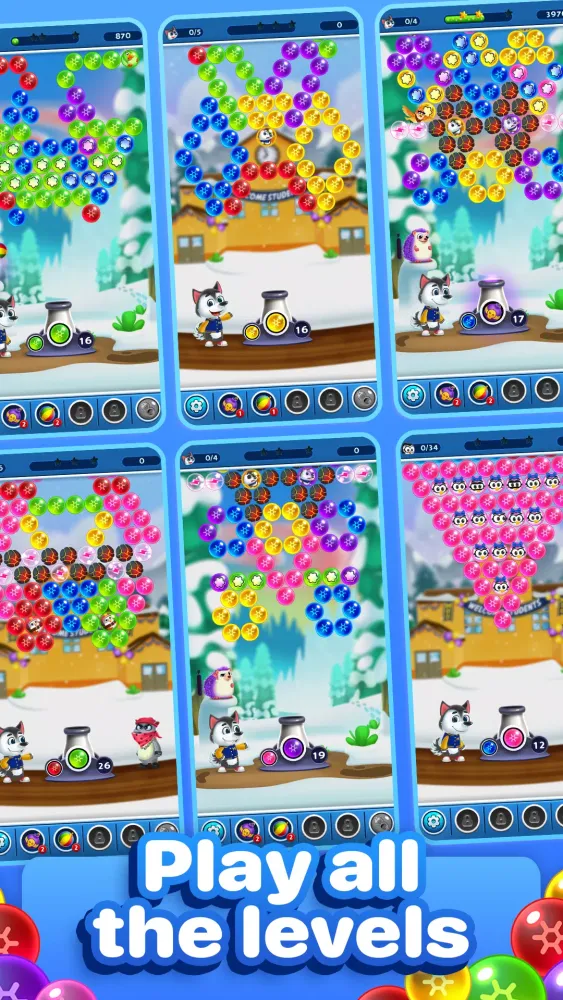 Capturas de pantalla de Bubble Pop Games: Shooter Cash