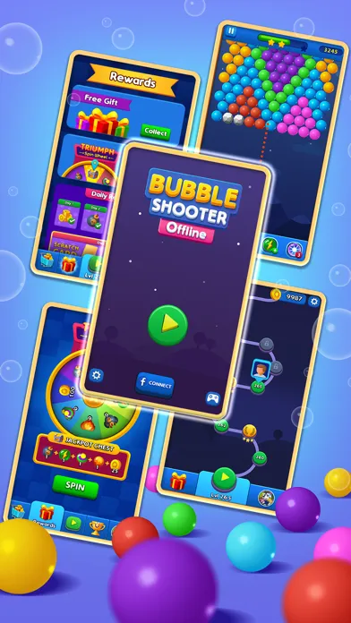 Tangkapan skrin Bubble Shooter Offline