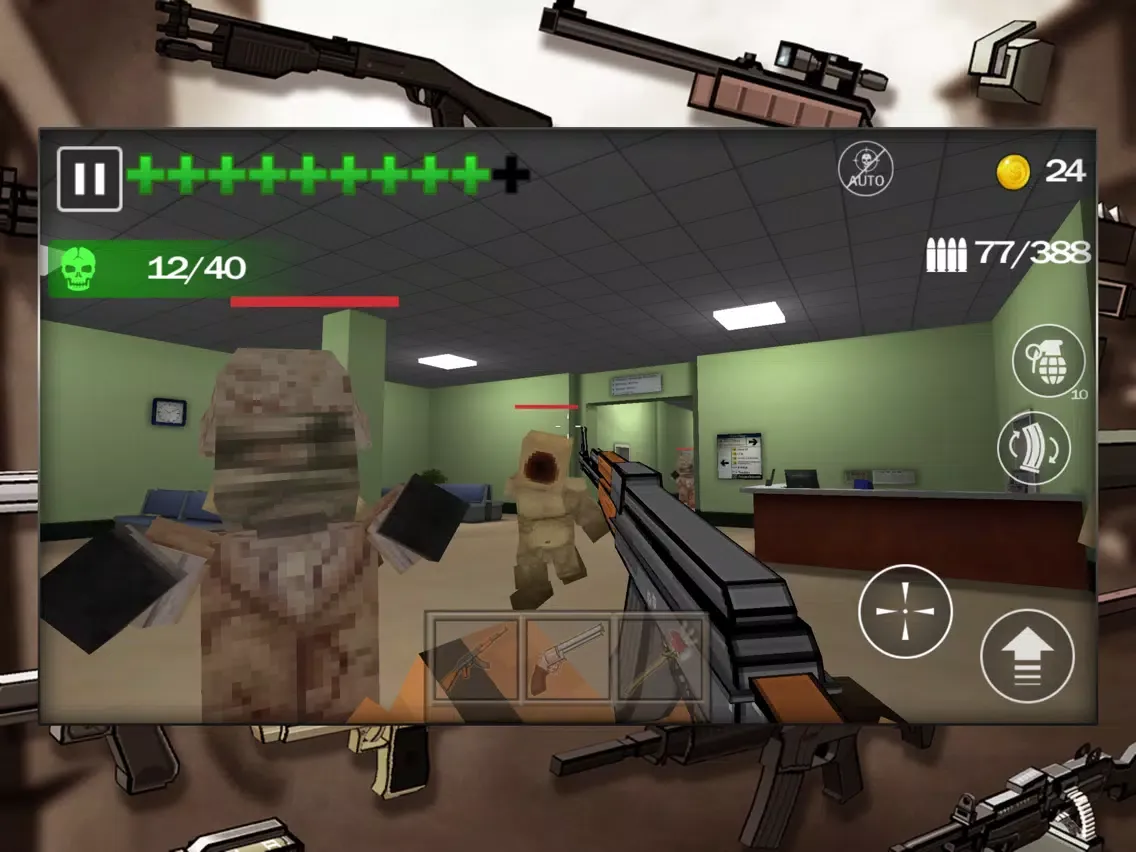 Pixel Dead - Pixel Fps Game iPad  Screenshots