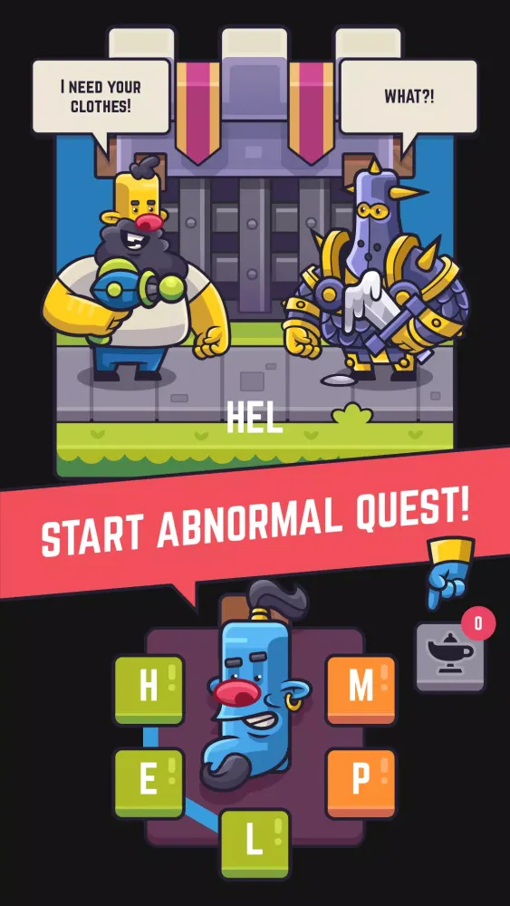 Tangkapan layar Abnormal Quest
