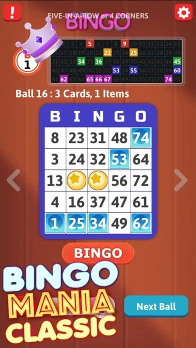 Tangkapan layar Bingo Mania Classic