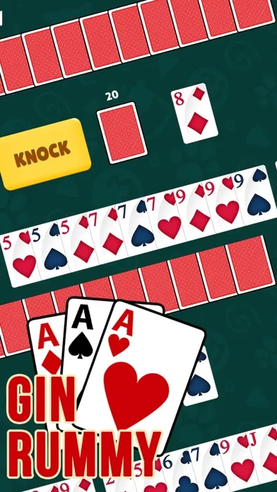 Capturas de tela do Gin Rummy Solo Classic