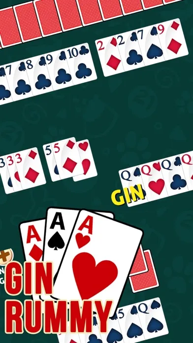 Capturas de tela do Gin Rummy Solo Classic