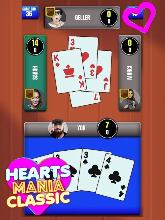 Hearts Mania Classic iPad  Screenshots