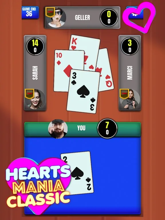 Hearts Mania Classic iPad  Screenshots